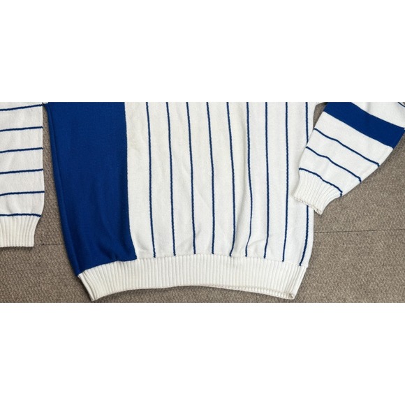 Nutmeg Vintage NBA Cleveland Cavaliers Striped Made In USA Sweater Size XXL - Picture 3 of 10